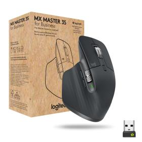 Logitech MX Master 3s for Business mouse Mano destra RF senza fili + Bluetooth Laser 8000 DPI