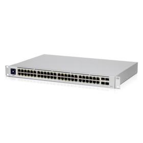 Ubiquiti Networks UniFi USW-48-POE commutateur réseau Connexion Ethernet, supportant l'alimentation via ce port (PoE) Acier