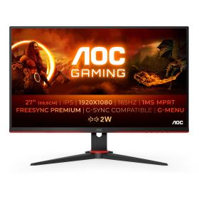 AOC G2 27G2SPAE BK LED display 68.6 cm (27") 1920 x 1080 pixels Full HD Black, Red