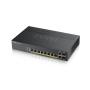 Zyxel GS1920-8HPV2 Managed Gigabit Ethernet (10 100 1000) Power over Ethernet (PoE) Schwarz