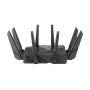 ASUS ROG Rapture GT-AXE16000 wireless router 10 Gigabit Ethernet Tri-band (2.4 GHz   5 GHz   6 GHz) Black