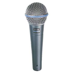 Shure Beta 58A Grigio Microfono per palco spettacolo