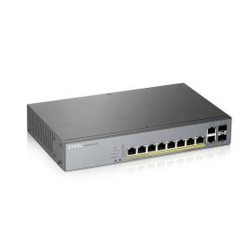 Zyxel GS1350-12HP-EU0101F Netzwerk-Switch Managed L2 Gigabit Ethernet (10 100 1000) Power over Ethernet (PoE) Grau