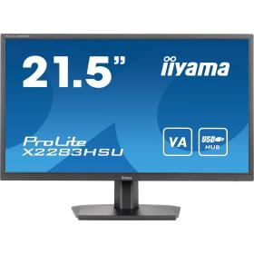 iiyama ProLite X2283HSU-B1 Computerbildschirm 54,6 cm (21.5 Zoll) 1920 x 1080 Pixel Full HD LCD Schwarz