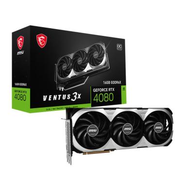 MSI RTX 4080 16GB VENTUS 3X OC graphics card NVIDIA GeForce RTX 4080 GDDR6X