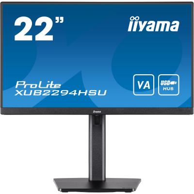 iiyama ProLite XUB2294HSU-B2 computer monitor 54.6 cm (21.5") 1920 x 1080 pixels Full HD LCD Black