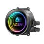 Azza LCAZ-360C-ARGB Computerkühlsystem Prozessor Flüssigkeitskühlung 12 cm Schwarz 1 Stück(e)