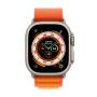 Apple Watch Ultra GPS + Cellular, 49mm Cassa in Titanio con Cinturino Alpine Loop Arancione - Large
