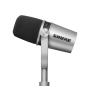 Shure MV7 Silver Studio microphone
