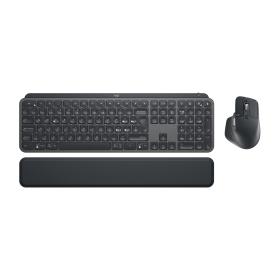 Logitech Mx Keys Combo For Business Tastatur Maus enthalten Bluetooth QWERTY Italienisch Graphit