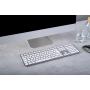 CHERRY KW 9100 SLIM FOR MAC keyboard USB + Bluetooth QWERTZ German Silver