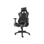 GENESIS NFG-1533 Videospiel-Stuhl PC-Gamingstuhl Gepolsterter Sitz Schwarz, Grau
