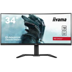 iiyama G-MASTER GB3467WQSU-B5 computer monitor 86.4 cm (34") 3440 x 1440 pixels UltraWide Quad HD LED Black