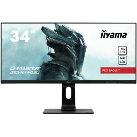 iiyama G-MASTER GB3461WQSU-B1 computer monitor 86.4 cm (34") 3440 x 1440 pixels UltraWide Quad HD LED Black
