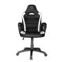 Trust GXT 701W RYON Universal gaming chair Padded seat Black, White