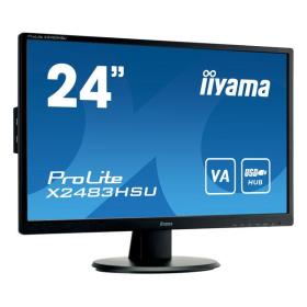 iiyama ProLite X2483HSU-B5 pantalla para PC 60,5 cm (23.8") 1920 x 1080 Pixeles Full HD LED Negro