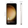 Samsung Galaxy S23 SM-S911B 15,5 cm (6.1") Triple SIM Android 13 5G USB Type-C 8 Go 128 Go 3900 mAh Crème