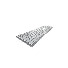 CHERRY KW 9100 SLIM FOR MAC Tastatur USB + Bluetooth QWERTY Englisch Silber