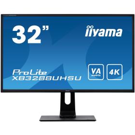 iiyama ProLite XB3288UHSU-B1 LED display 80 cm (31.5") 3840 x 2160 Pixel 4K Ultra HD Nero