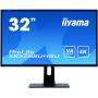iiyama ProLite XB3288UHSU-B1 LED display 80 cm (31.5") 3840 x 2160 pixels 4K Ultra HD Black