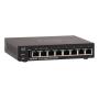 Cisco SG250-08 Géré L2 L3 Gigabit Ethernet (10 100 1000) Noir