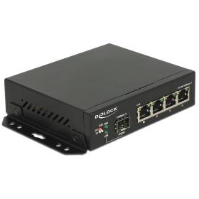 DeLOCK 87704 commutateur réseau Gigabit Ethernet (10 100 1000) Noir