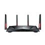 ASUS DSL-AC88U router wireless Gigabit Ethernet Dual-band (2.4 GHz 5 GHz) Nero, Rosso