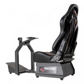 RaceRoom TT3033 Silla para videojuegos universal Asiento acolchado tapizado Negro