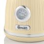 Swan Dial electric kettle 1.5 L 3000 W Cream