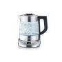 Severin WK 3473 electric kettle 1 L 2200 W Stainless steel, Transparent