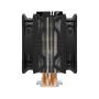 Cooler Master Hyper 212 LED Turbo ARGB Boitier PC Refroidisseur 12 cm Noir, Argent 1 pièce(s)