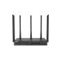Tenda W20E router inalámbrico Gigabit Ethernet Doble banda (2,4 GHz   5 GHz) Negro