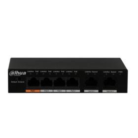 Dahua Technology PFS3006-4ET-60 network switch Unmanaged Fast Ethernet (10 100) Power over Ethernet (PoE) Black