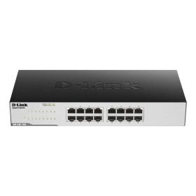D-Link GO-SW-16G No administrado L2 Gigabit Ethernet (10 100 1000) 1U Negro