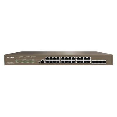 IP-COM Networks G5328P-24-410W Netzwerk-Switch Managed L3 Gigabit Ethernet (10 100 1000) Power over Ethernet (PoE) 1U Schwarz