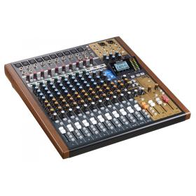 Tascam MODEL 16 Audio-Mixer 16 Kanäle 20 - 30000 Hz Schwarz, Gold, Holz