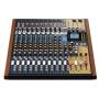 Tascam MODEL 16 table de mixage audio 16 canaux 20 - 30000 Hz Noir, Or, Bois