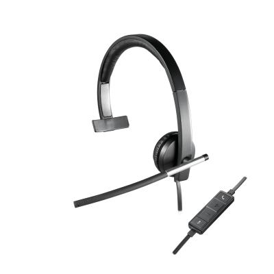 Logitech H650e Kopfhörer Kabelgebunden Kopfband Büro Callcenter USB Typ-A Schwarz, Silber
