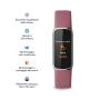 Fitbit Luxe AMOLED Aktivitäts-Trackerarmband Pink, Platin