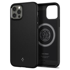 Spigen Mag Armor mobile phone case 15.5 cm (6.1") Cover Black