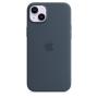 Apple Custodia MagSafe in silicone per iPhone 14 Plus - Blu tempesta
