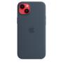 Apple Custodia MagSafe in silicone per iPhone 14 Plus - Blu tempesta