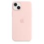 Apple Custodia MagSafe in silicone per iPhone 14 Plus - Rosa creta