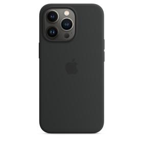 Apple Custodia MagSafe in silicone per iPhone 13 Pro - Mezzanotte