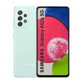 Samsung Galaxy A52s 5G SM-A528B 16,5 cm (6.5") Ranura híbrida Dual SIM Android 11 USB Tipo C 6 GB 128 GB 4500 mAh Color menta