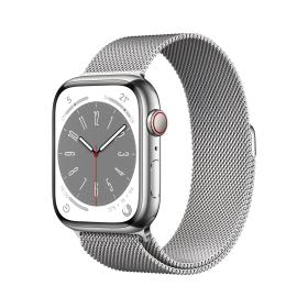 Apple Watch Series 8 OLED 45 mm 4G Silber GPS