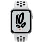 Apple Watch SE Nike OLED 44 mm Silber GPS