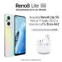 OPPO Reno RENO8 Lite Smartphone, AI Tripla fotocamera 64+2+2MP, Display 6.4” 60HZ AMOLED, 4500mAh, RAM 8GB(Esp 10GB 11GB 13GB)
