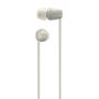 Sony WI-C100 Auriculares Inalámbrico Dentro de oído Llamadas Música Bluetooth Beige