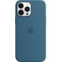 Apple Custodia MagSafe in silicone per iPhone 13 Pro Max - Azzurro fiordo